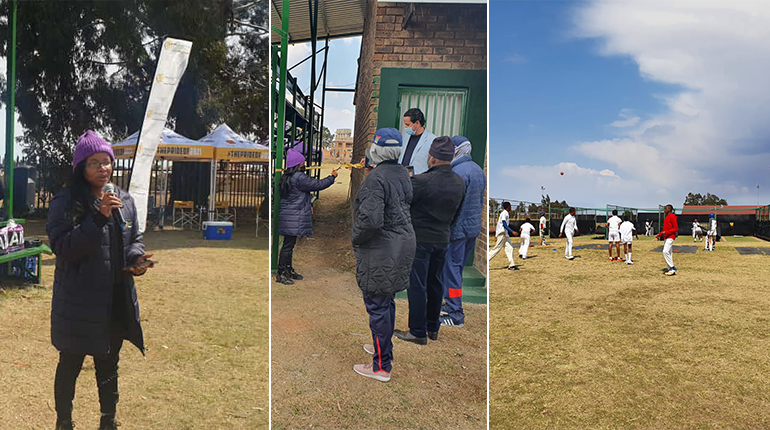 Kagiso Cricket Club upgrade celebration