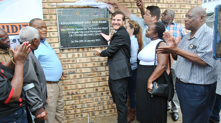 New Krugersdorp Taxi Rank open for business