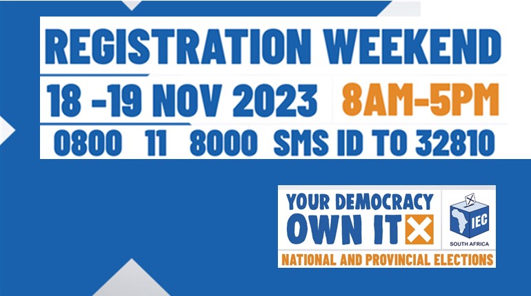 Mogale City encourages its citizens to register to vote