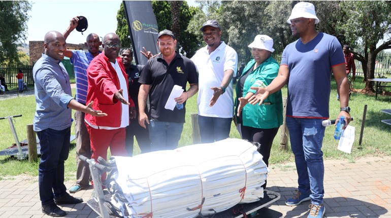 Mogale City upgrades informal waste reclaimers’ wheels