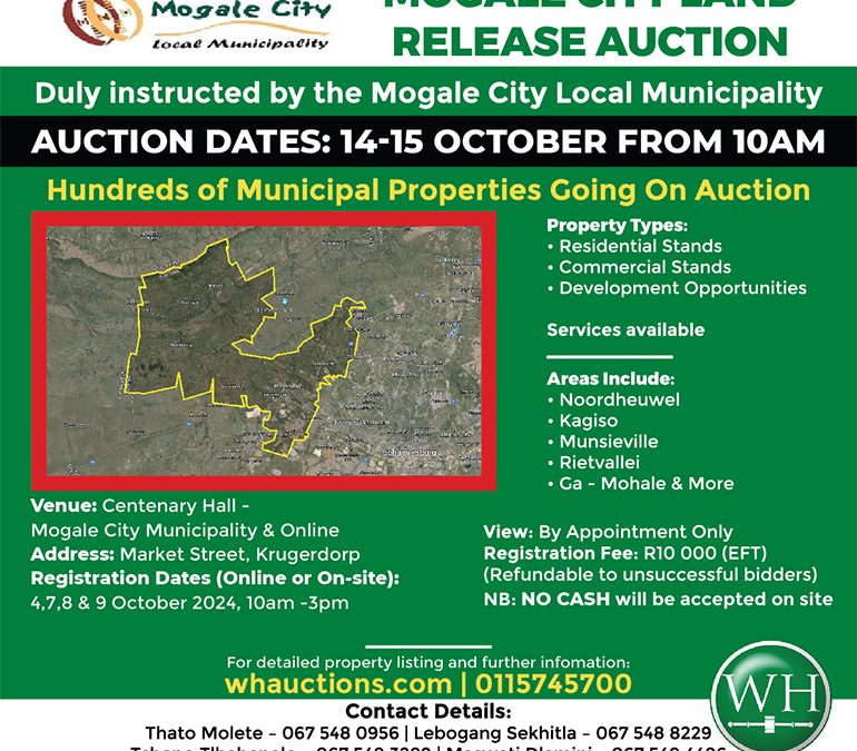 New land release auction dates