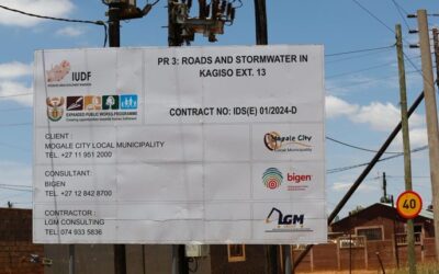 BETTER ROADS, BETTER MOBILITY – MOGALE CITY DRIVES ECONOMIC AND SOCIAL RENEWAL